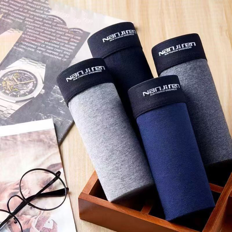 Antarctic Adult Men's Cotton Boxer Briefs, Pack of 4, Free Shipping