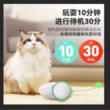 跨境新品工厂直营 智能发光老鼠猫玩具 发声宠物玩具自动逗猫棒