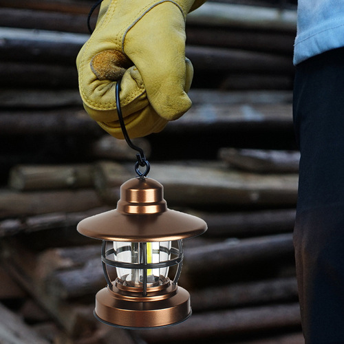 Cross-border outdoor camping lights lighting decoration tent lights LED retro portable lights camping atmosphere lights drop shipping