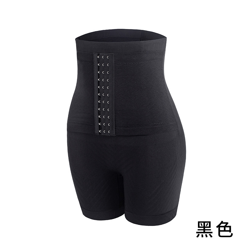 Zhanrun transfronterizo 676 fabricantes de tres pechos de la cintura ajustable sello de la cintura alta de plástico boxeador de hueso cuerpo sin fisuras que forma la ropa interior del vientre de contratación