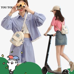 TOUTOU ライン子犬トリミング犬エッグボーイミニバックパックかわいい通勤旅行小さなバックパックドロップシッピング