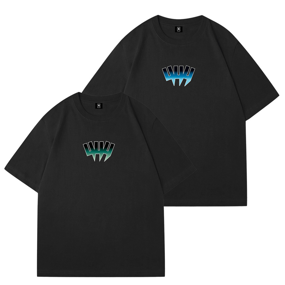 T-shirt uomo stampato cotone comodo maniche corte estivo_voghion.com