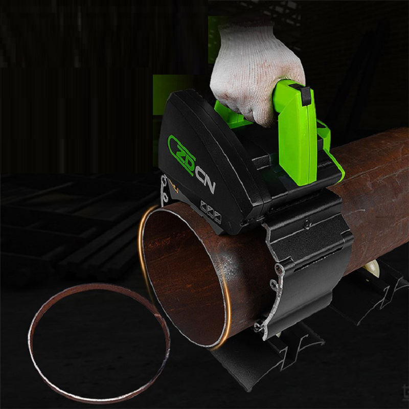 批发小型单人手持电动切管机 管道施工用轻便型无毛刺管子切割器