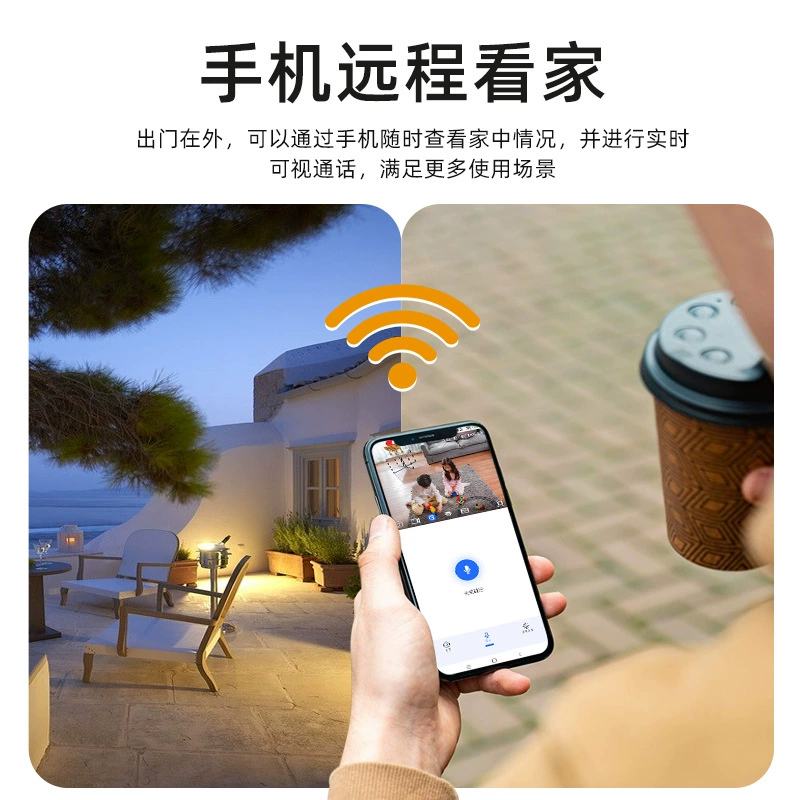 Умная беспроводная IP-камера наблюдения, радионяня для дома