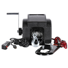 2000磅船用绞盘带钢丝 12VDC 安全电动绞盘 水用游艇用