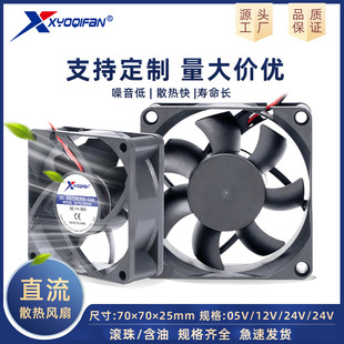 �S��ֱ�� 7025ɢ���L�� �L��5V12V24V ׃�l�����C �oˢ���I�L�C