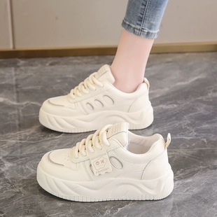 Pregnant Women's Anti-slip sneaker Women's Spring 2025 New Style Outer Wear Soft-soled Student's Thick-soled Casual Board Shoes