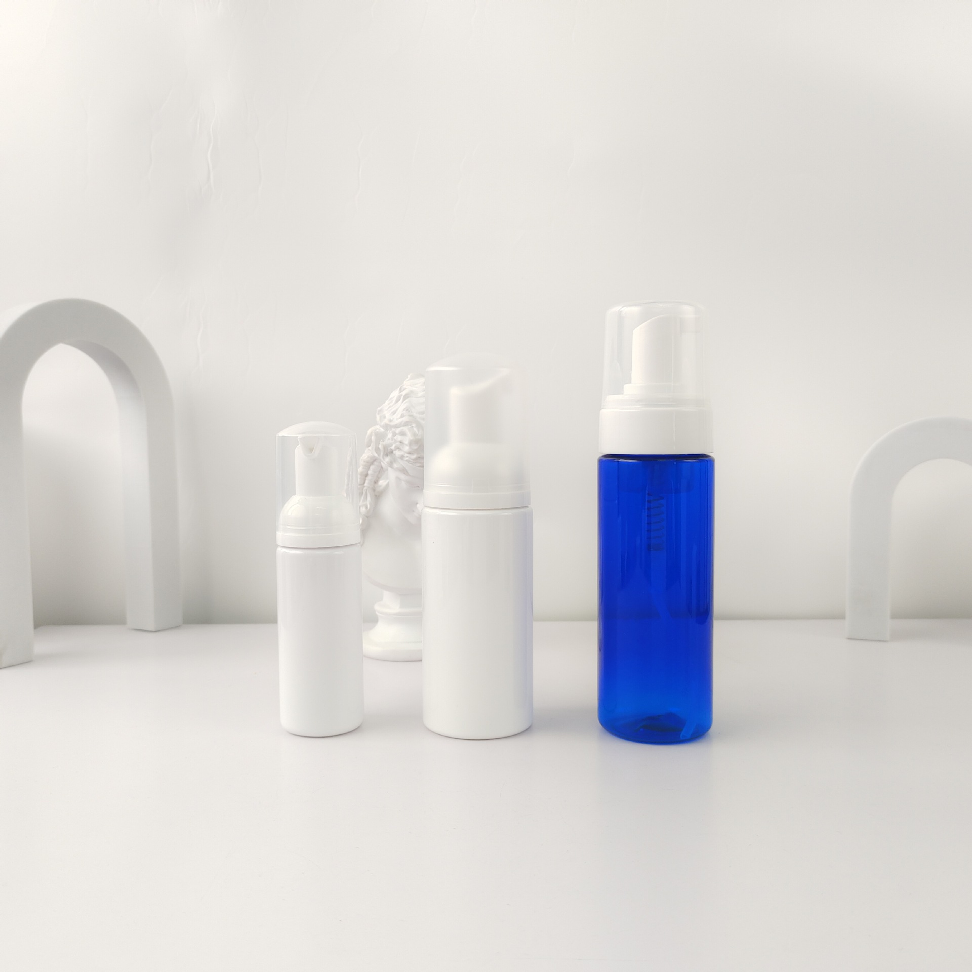 PET泡沫瓶60ml100ml150ml注塑色工艺按压泵泡沫瓶 新凯直供