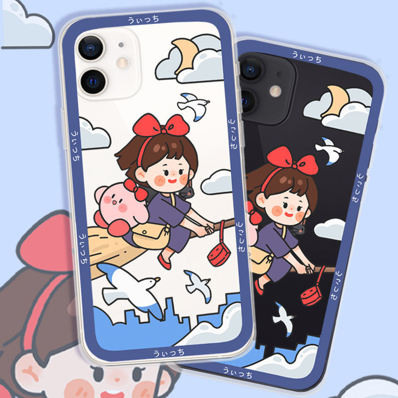 ����iPhone12ƻ��11�ɰ�ħŮ����13promax�ֻ���͸���轺��ˤxr��