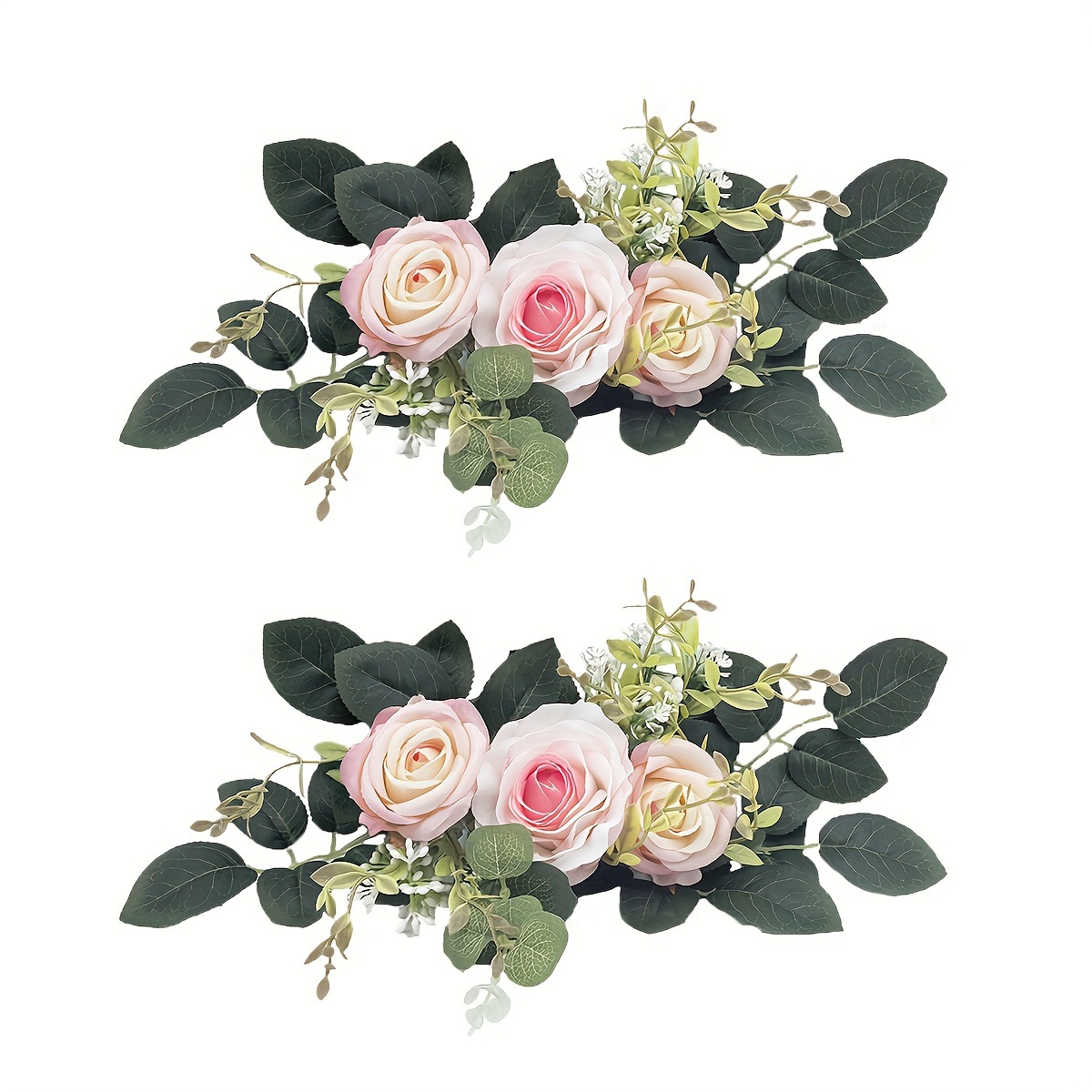 Sillas transfronterizas flores hechas a mano diy productos terminados festivales de bodas diseño de mesa de comedor de hotel decoración de escena de flores de simulación