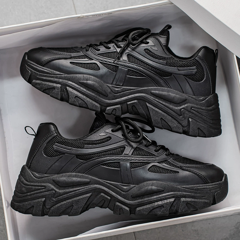 Весенняя мужская обувь новая дышащая сетка маленькая белая обувь мужская модная дикая спортивная обувь с толстой подошвой повседневная обувь