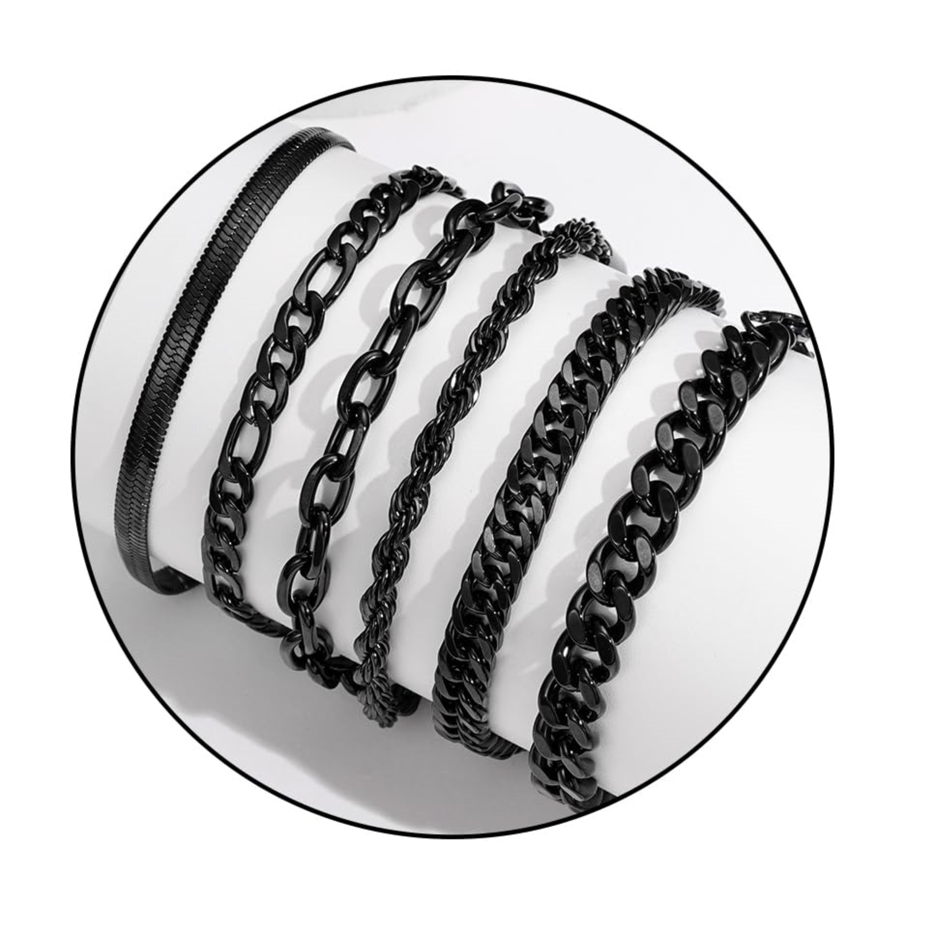 Multi-layer Stackable Chain Bracelet Gold Plated Brass Jewelry_voghion.com