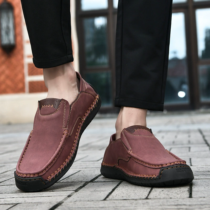Весна и осень Новые кроссовки Cross-border Dou Bean Shoes мужские, обувь для стоп, дриал покефа, ручная торговля, повседневная обувь деловая стиль