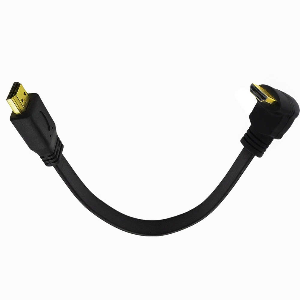 HDTV HDMI удлинительный кабель male-to-male 1,4 м HDTV 90 градусов верхний и нижний изгиб удлинительный кабель 0,3 м