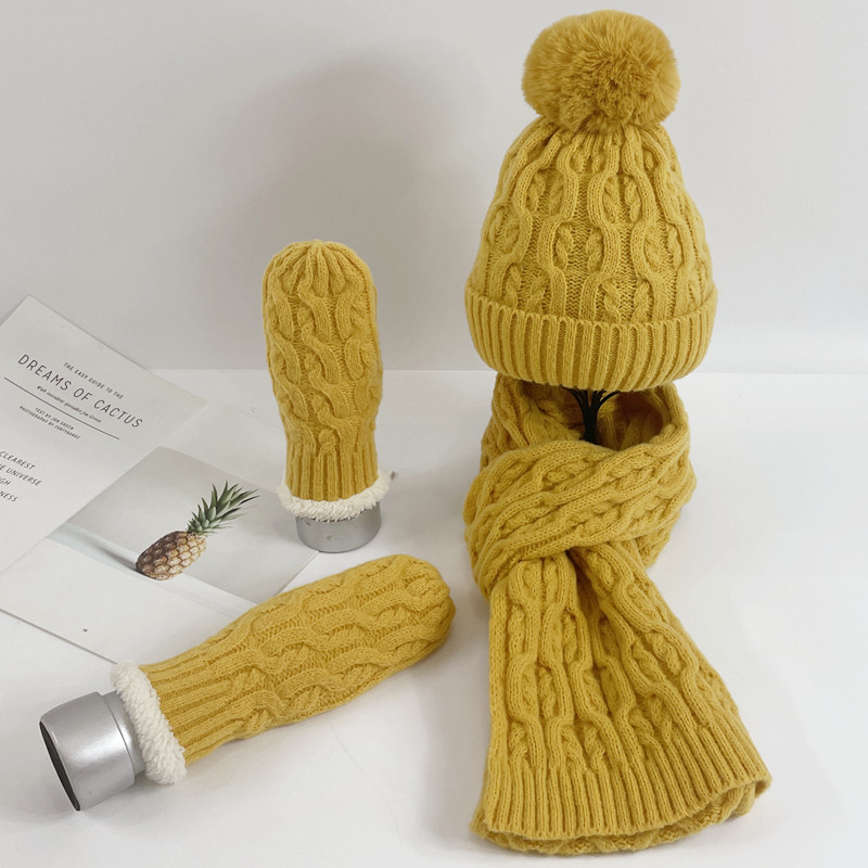Keep warm knitted woolen hat