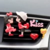 Пара в красном платье, kissLove сердце