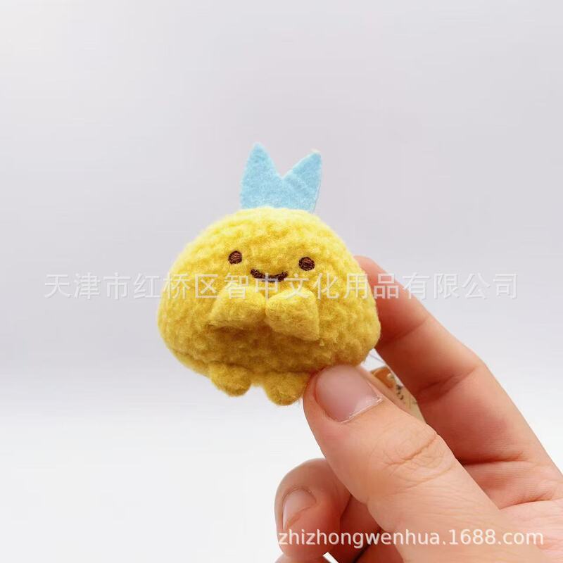 日本san-xコーナー生物フライ魚雑草ミニぬいぐるみ手玉プレゼント|undefined