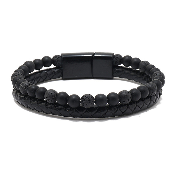 Organic woven magnetic bracelet