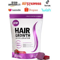 クロスボーダー Amazon 育毛サプリメント Hair Growth gummies 育毛促進剤