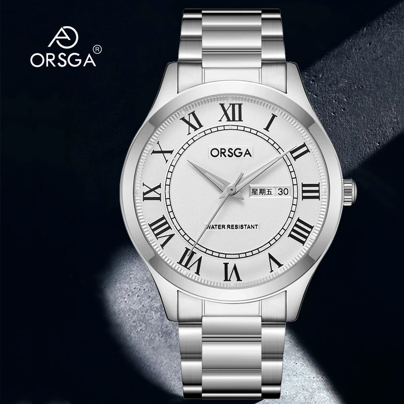 Мужские fashionable календарь ORSGA, классические кварцевые швейцарские часы