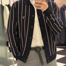 正确版25新款.P家复古时尚优雅气质开衫毛衣男士轻熟简约休闲针织