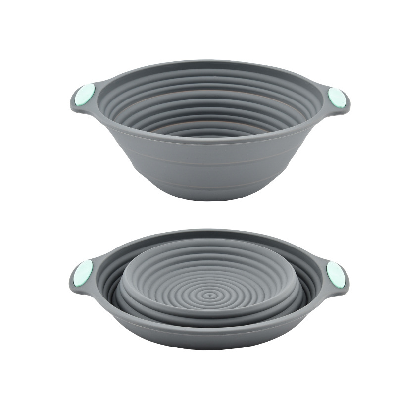 Round folding fermentation tray