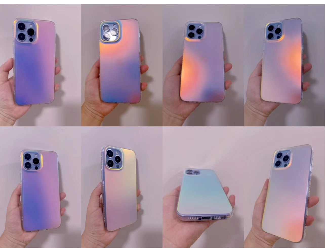 Cover telefono laser sfumata per iphone 15 pro max e 14 pro max_voghion.com