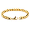 Chain stainless steel, retro bracelet, European style, simple and elegant design