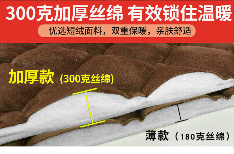 Winter Plush Car Seat Cushion Heat-Resistant Chair Cushion Car Thickened Heated Single-Piece Cushion Heating Three-Piece Seat Cushion