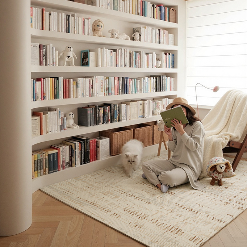 Colección de alfombras retro sin formaldehído polipropileno ultraflexible sala de estar lujosa sensación de alto nivel alfombra de cama personalizada