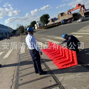 Alloy ABS flood control board underground garage street flood control board mobile removable flood control board storage