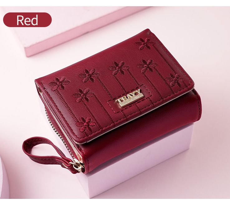 Women's Flower Pu Leather Flip Cover Wallets display picture 11