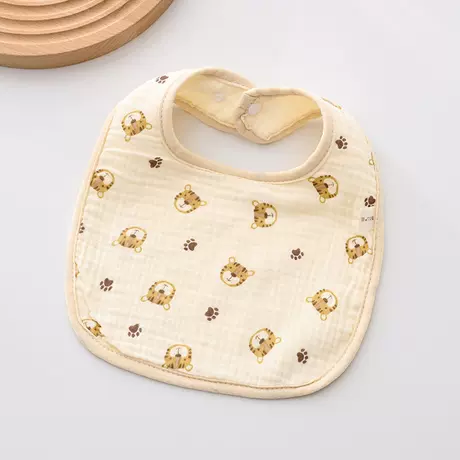 U-shaped bib tiger head