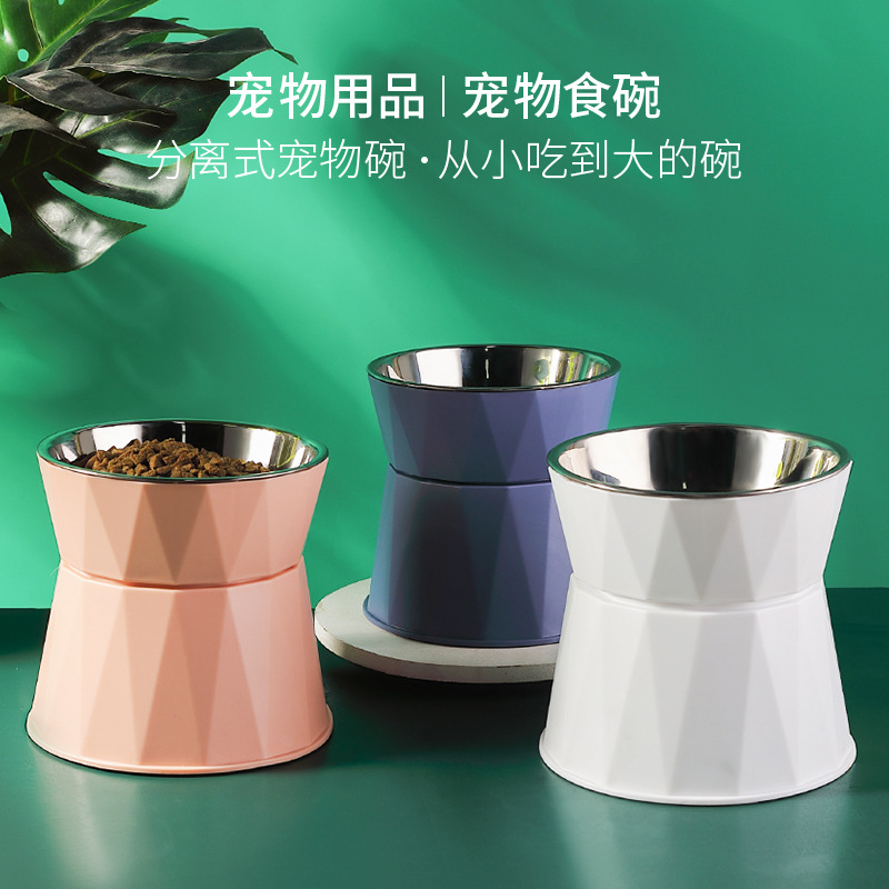 Amazon's new large -capacity cat bowl tall stainless steel dog bowl…