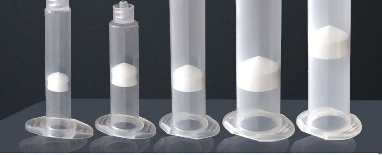 Dispensing machine accessories: American-style transparent syringe, dispensing syringe adapter/white syringe with piston adapter
