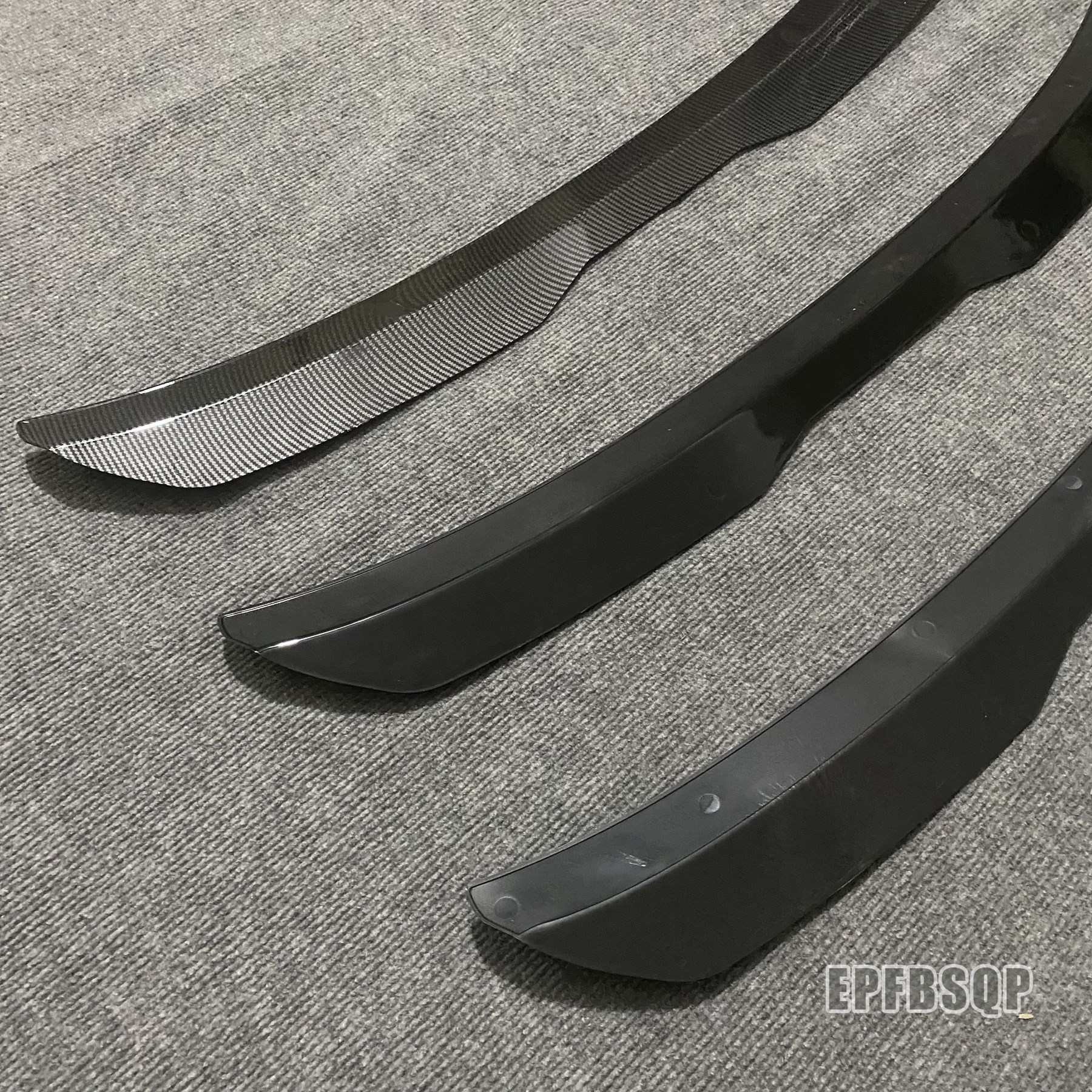 Suitable for 08-20 Hatchback Bmw 1 Series Rear Wing F20 E87 Imported 1 Series Carbon Fiber Pattern Top Wing Without Drilling