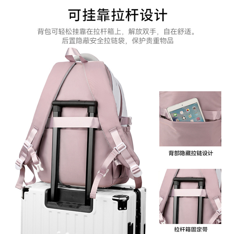Mochila escolar Jianglida de gran capacidad para estudiantes de secundaria y preparatoria, mochila japonesa ligera de estilo coreano para estudiantes universitarios, venta al por mayor de fábrica