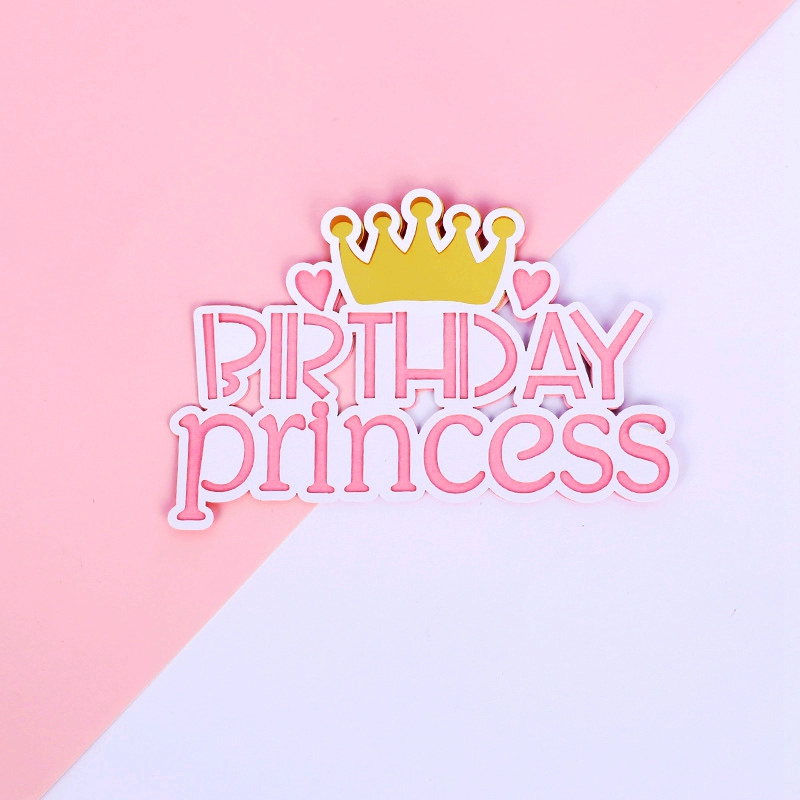 English Birthday Happy Cartoon Balloon HB Love Gift Box Birthday Happy Cake Account Crown Crown милые звезды