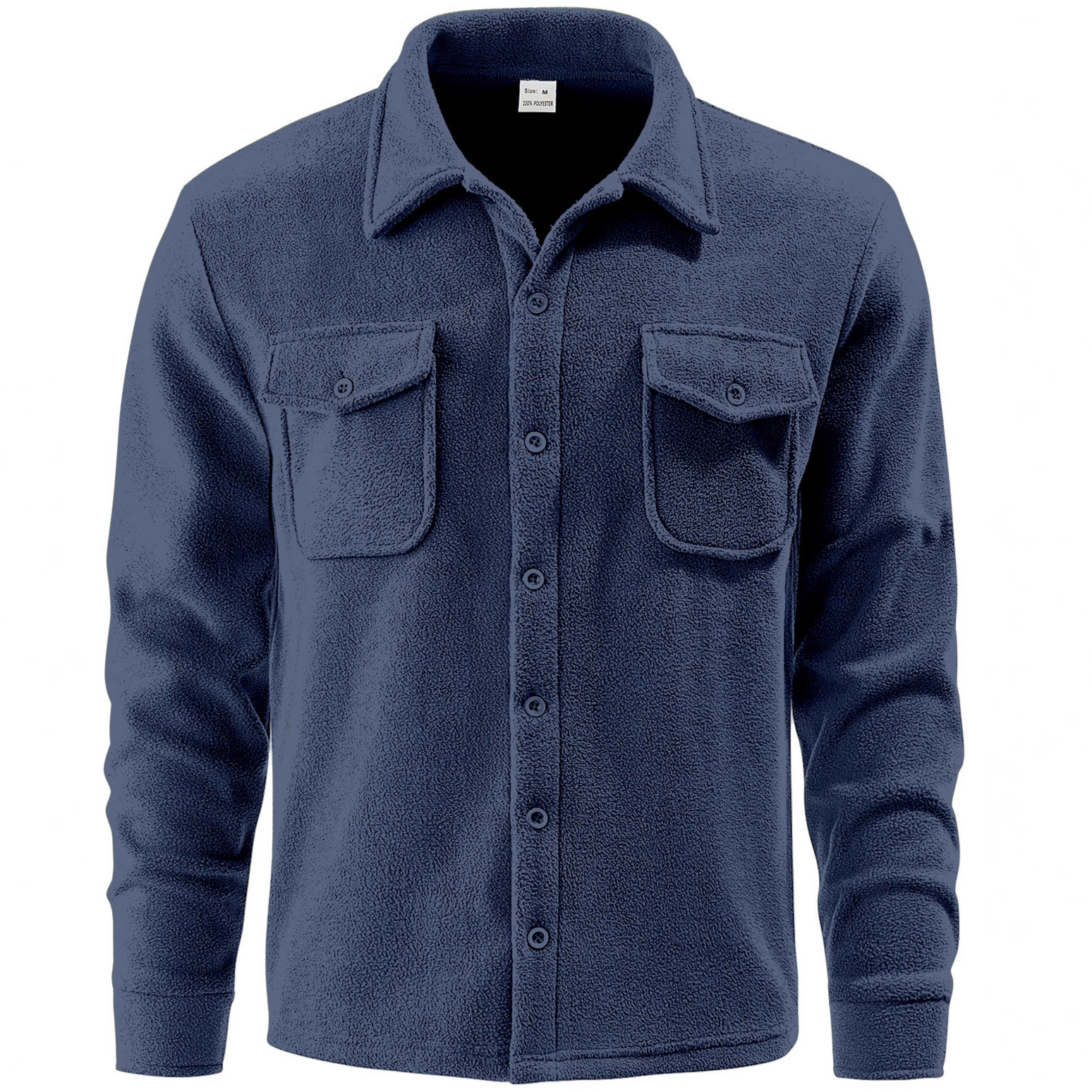 26 European And American Cross-border Heavyweight Men's Clothing, Fleece-lined Workwear, Long-sleeved Outdoor_voghion.com