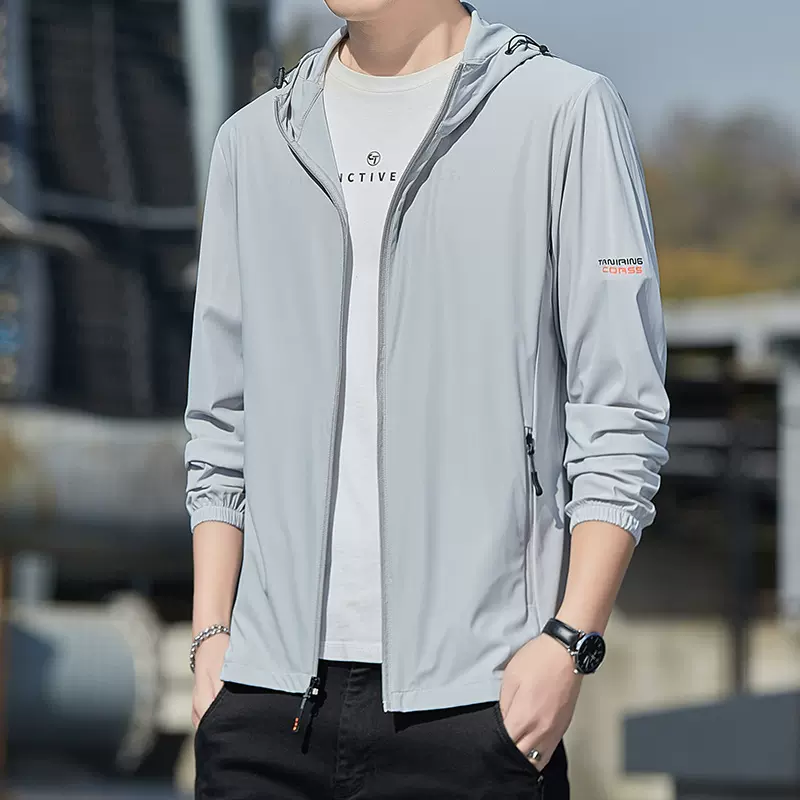 帝宇神龙夏季新款防晒衣短袖男冰丝薄款防紫外线休闲皮肤钓鱼服