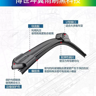 Wiper — 14inch-28inch Windshield Wiper