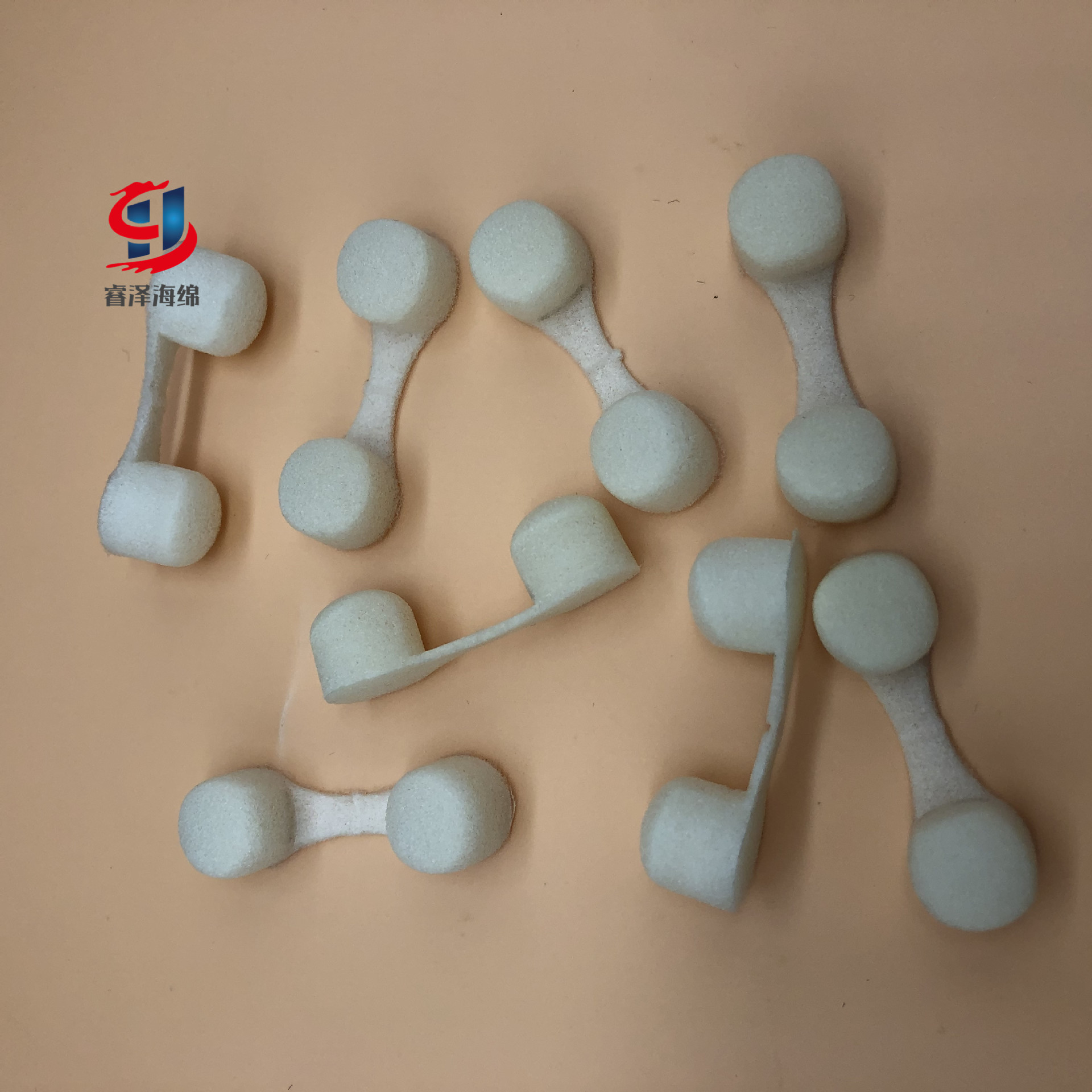 一次成型模压鼻塞棉 鼻腔吸药水海绵 鼻通管 吸鼻器空管