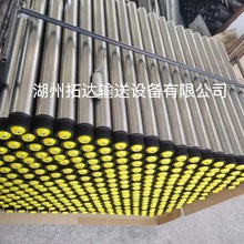 多契带圆带同步带轮辊筒包胶无动力链轮滚筒工业流水线传送带托辊