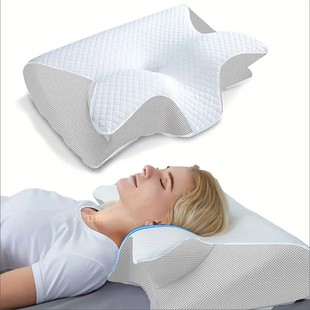 ✅ New Amazon Butterfly Pillow Neck Pillow Sleep Memory Pillow Slow Rebound Hotel Zero Pressure Pillow Core Cervical Pillow