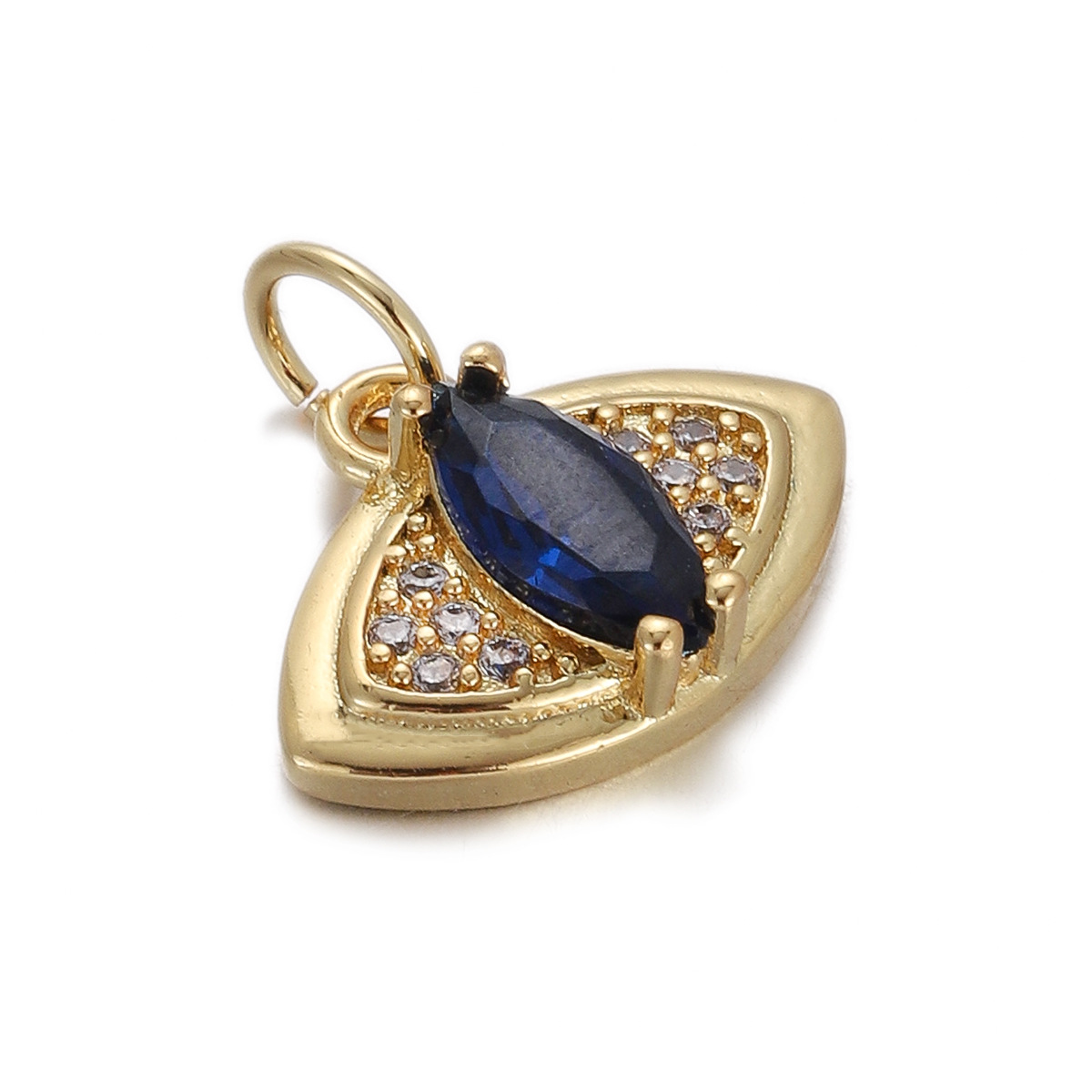 17g Weight Pendant Jewelry Making Type Gold Plated Plating Material Zircon Inlay Material 1 Piece Quantity Holiday, Daily Occasion Copper Material Letter, Heart Shape Pattern Women's Gender Enamel Design Simple Style Style 1 Piece Copper Zircon Gold Plated Letter Heart Shape Pendant 32