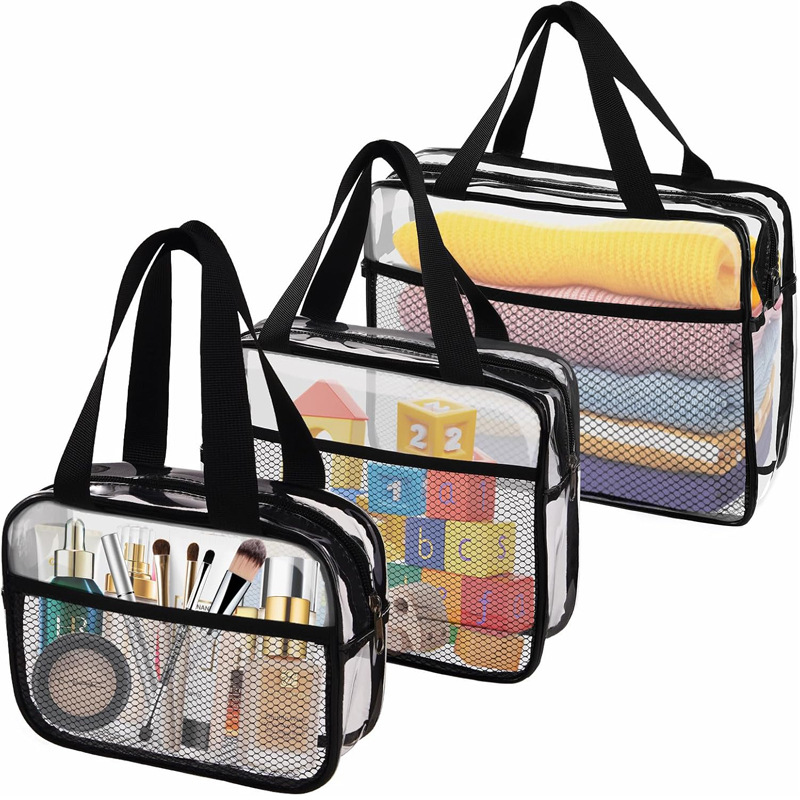 Big waterproof cosmetic bag for traveling for men and women