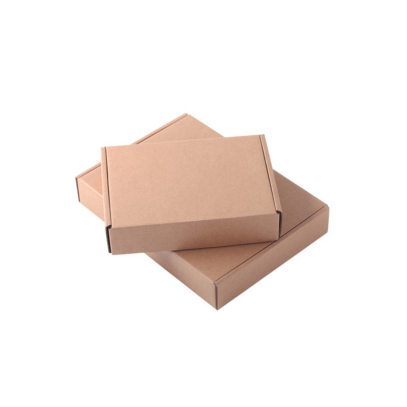 Caja de avión pequeña caja de teléfono móvil pequeña caja de entrega de tres capas de papel rectangular duro caja de avión caja de embalaje al por mayor