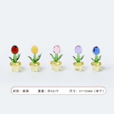 Celebrity Tulip Car Ornaments Mini: Car ornaments - tulip-floret-set