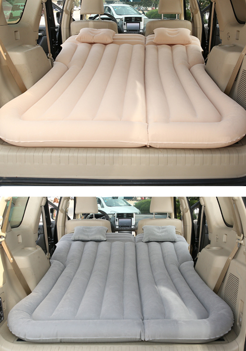 Car travel bed, dual-use inflatable bed for cars, SUVs, and off-road vehicles, two-in-one inflatable bed, car interior accessories