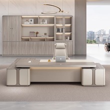 轻奢办公桌老板桌简约现代办公室总经理桌主管桌董事长总裁大班台